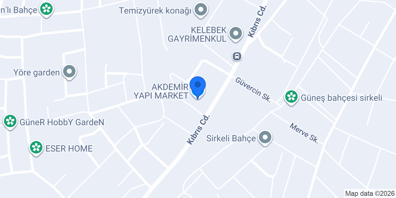 AKDEMİR YAPI MARKET konumu