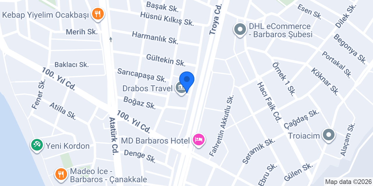 Onur Rent A Car & Vip Transfer konumu