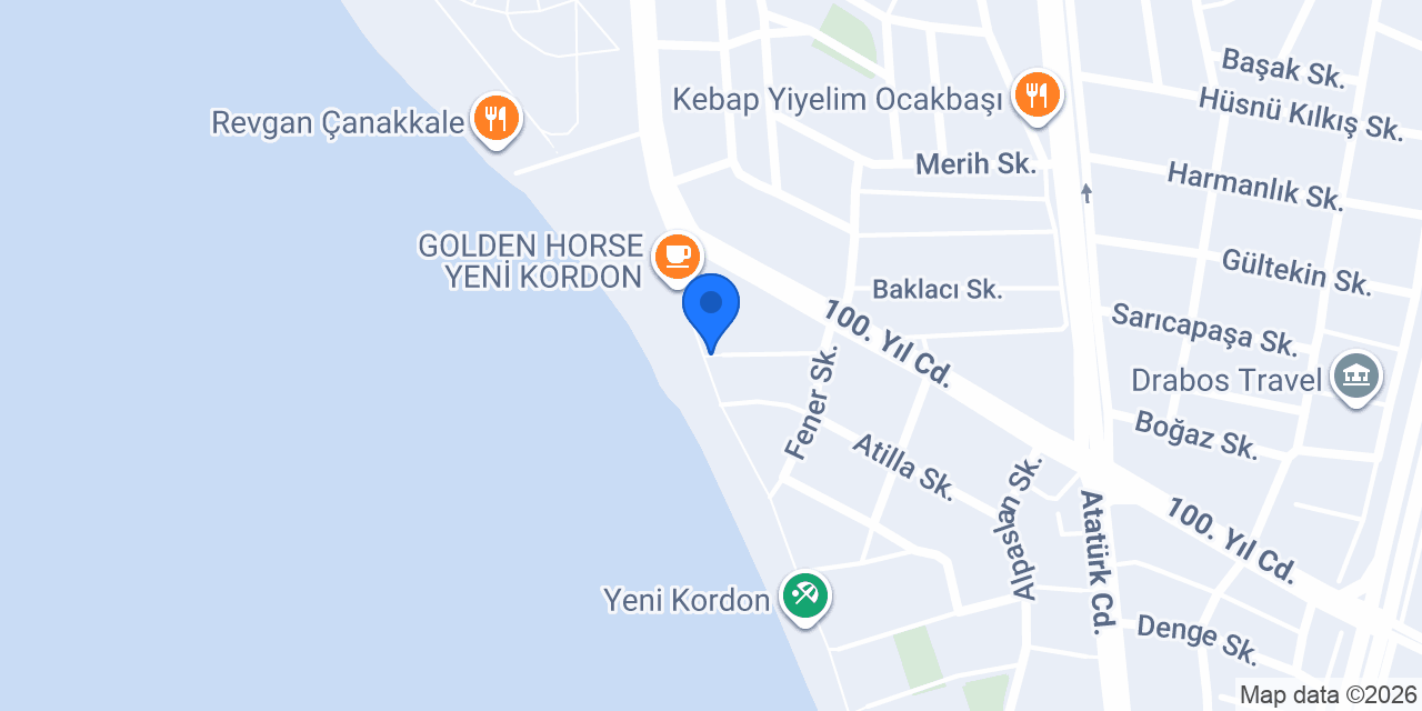 Yeni Kordon ( Hamidiye Taksi ) konumu