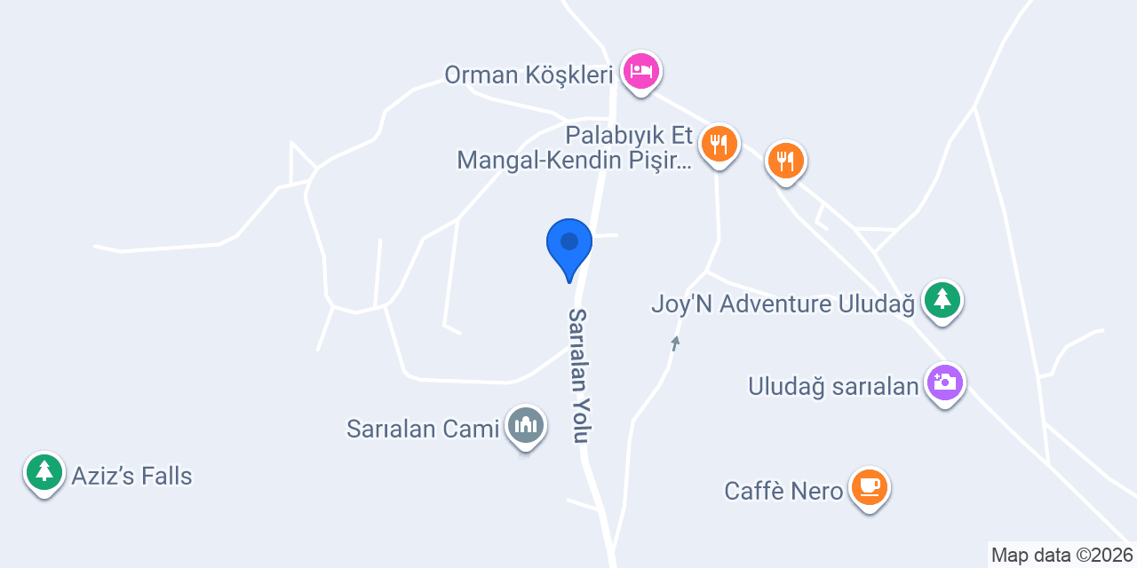 Orman Köşkleri Restaurant konumu