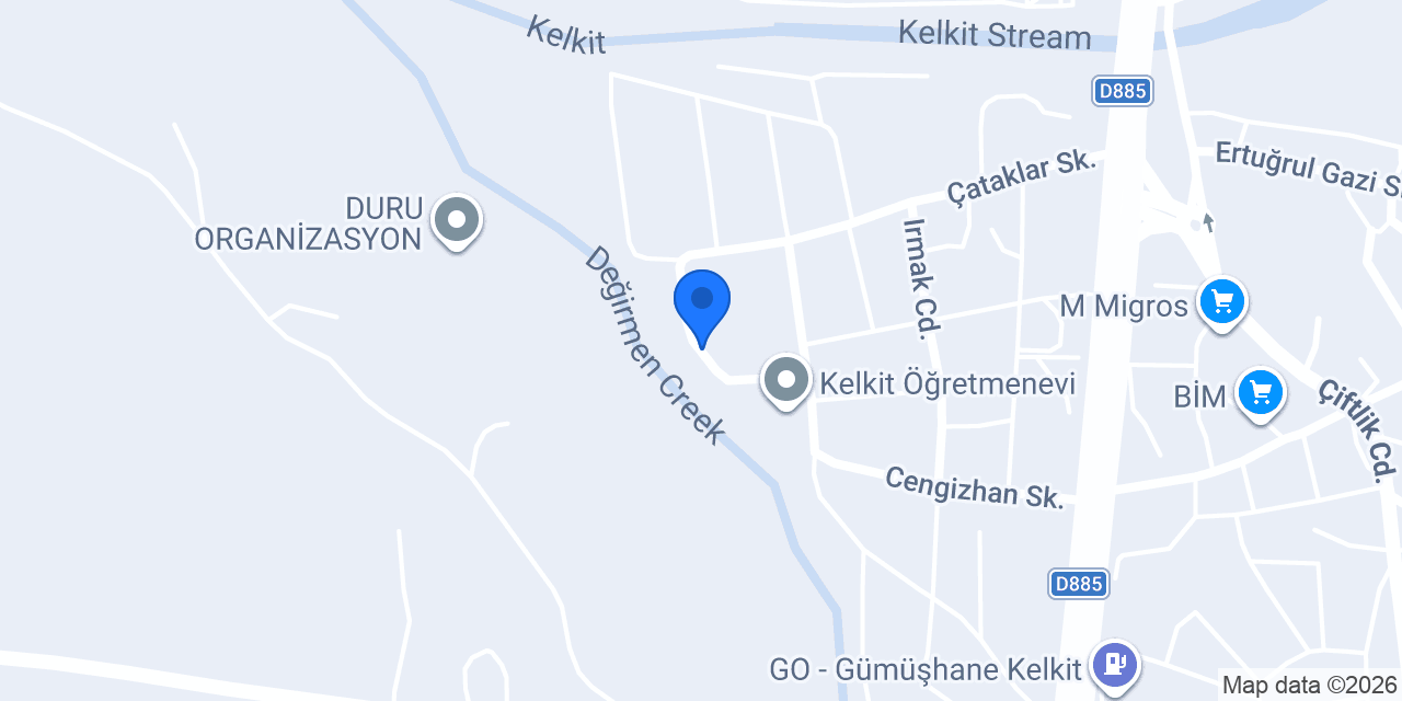 KELKİT GENÇLİK MERKEZİ konumu
