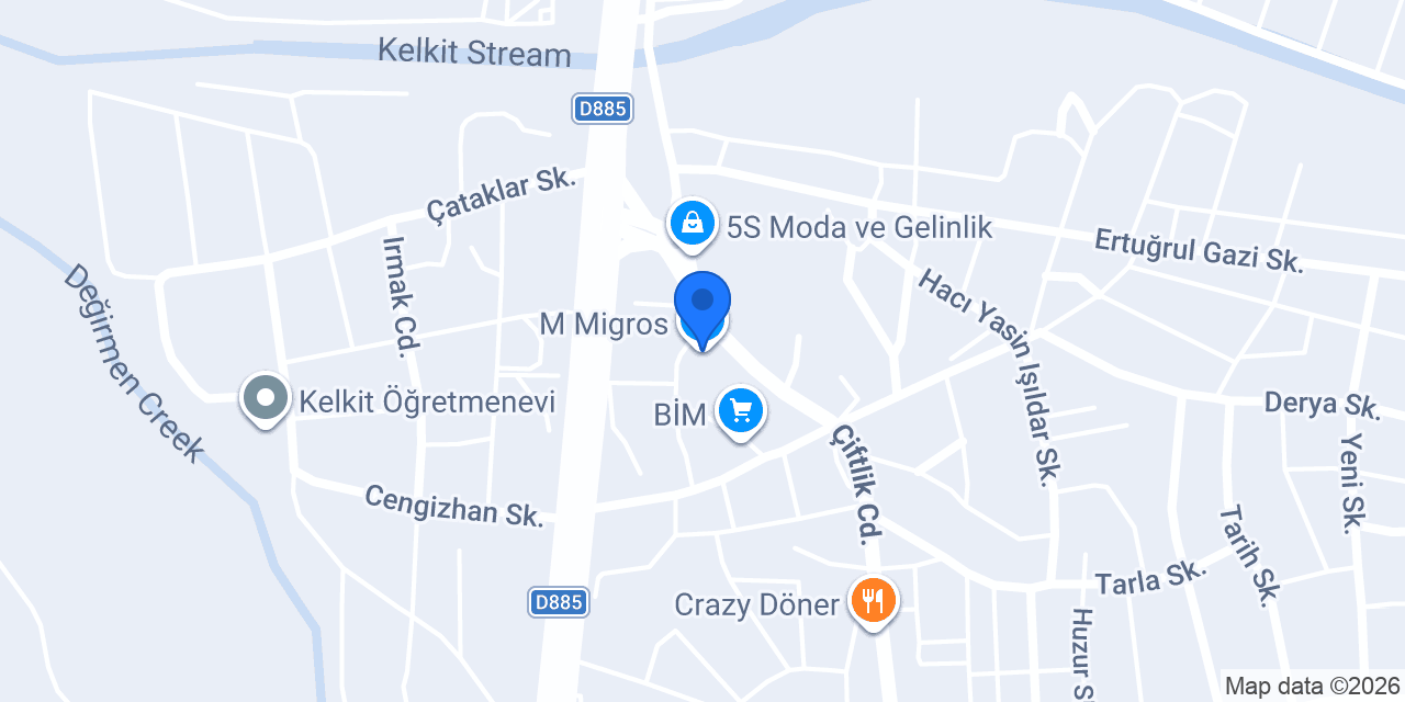 M Migros konumu