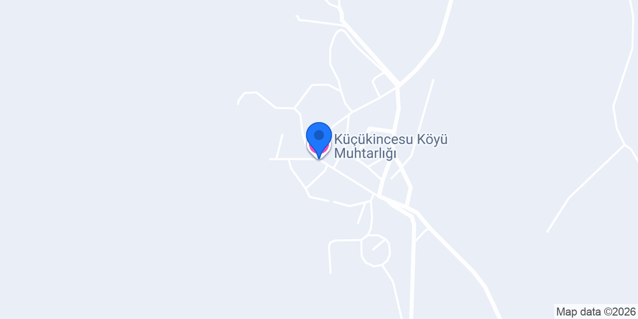 Küçükincesu Köyü Muhtarlığı konumu