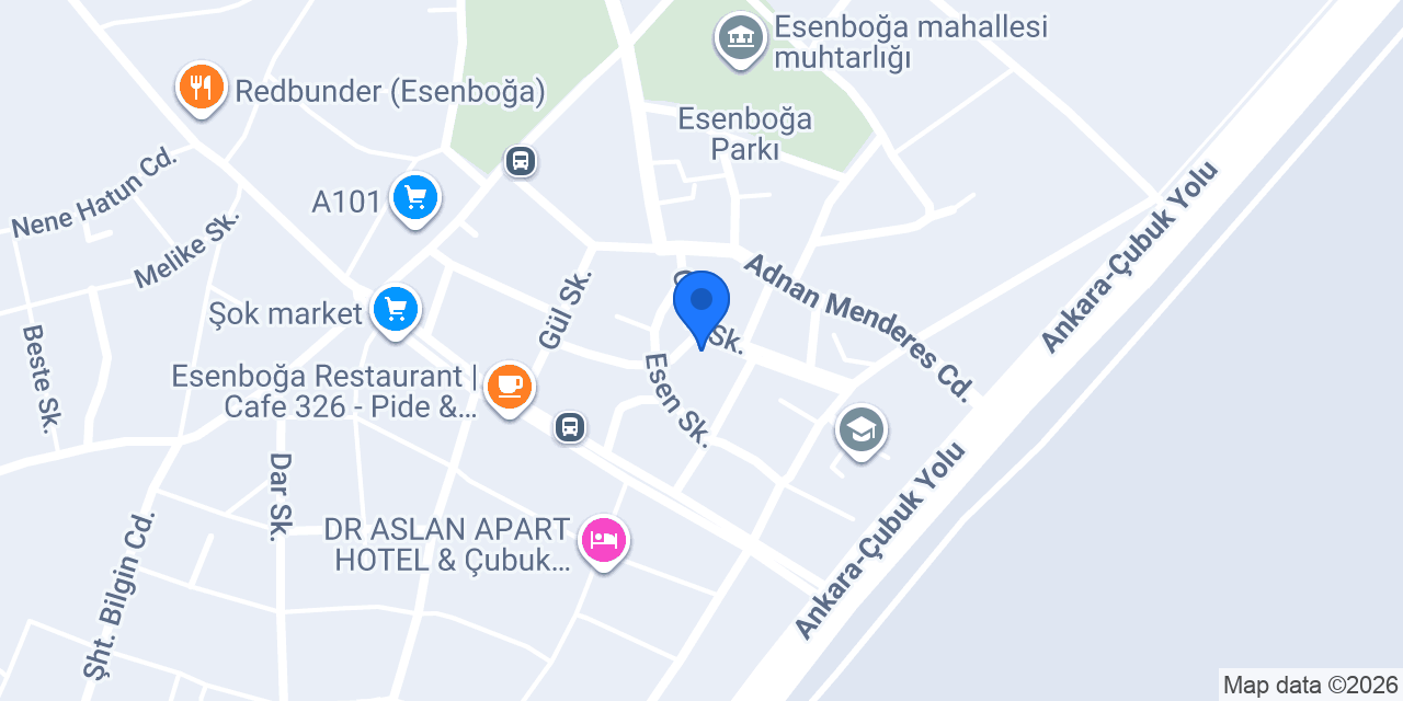 Esenboğa Home AVM konumu