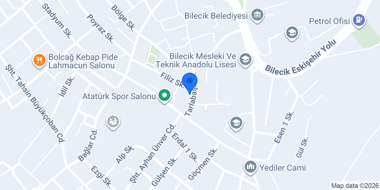 Çiçek Tuhafiye konumu