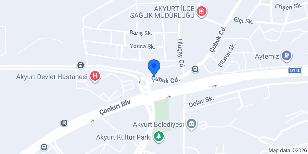 Akyurt Okan Eczanesi konumu