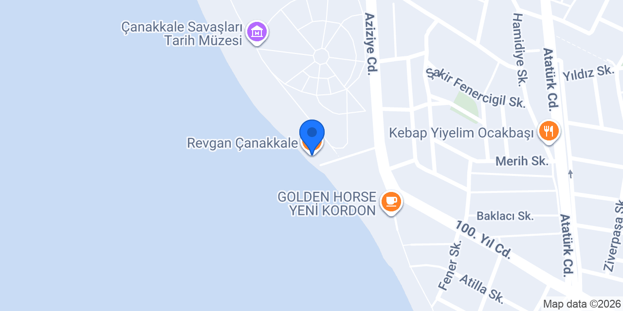 Revgan Çanakkale konumu