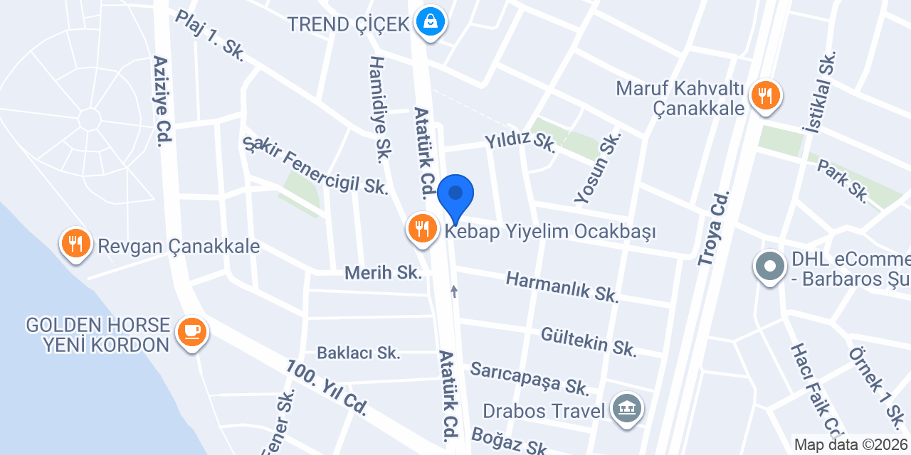 Coşar Hali & Mobılya konumu
