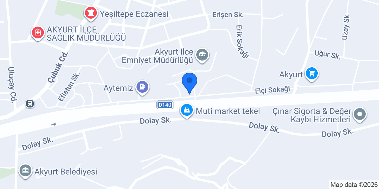 ALİŞANOĞULLARI İNŞAAT konumu