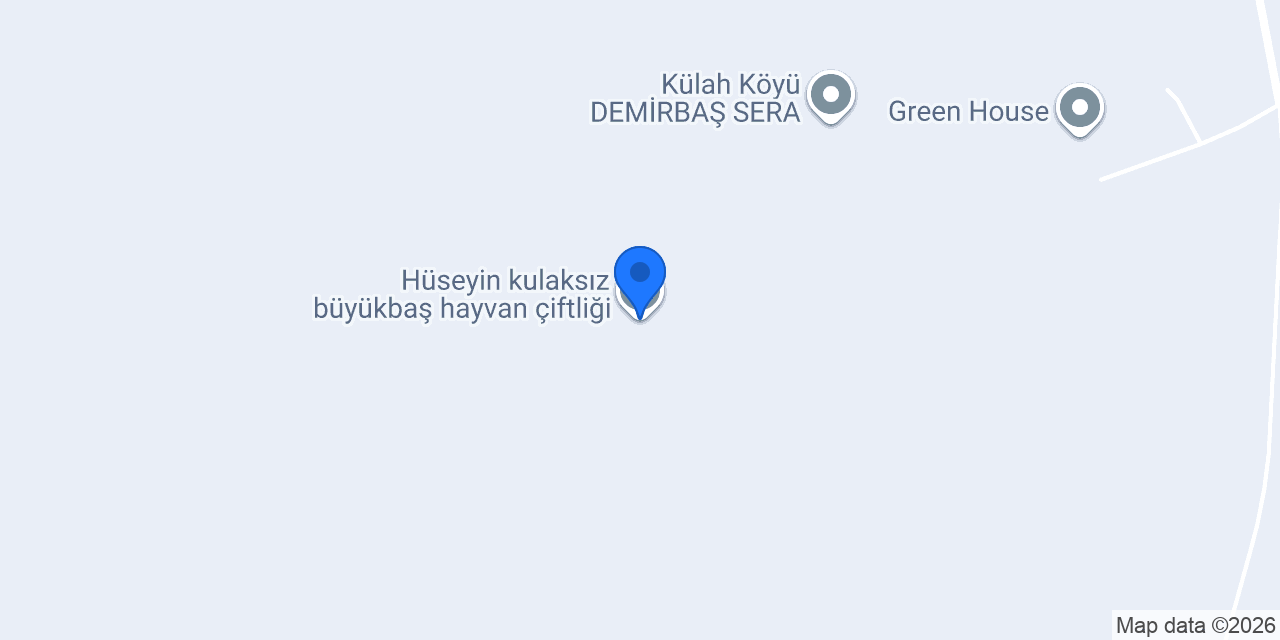 Hüseyin kulaksız büyükbaş hayvan çiftliği konumu