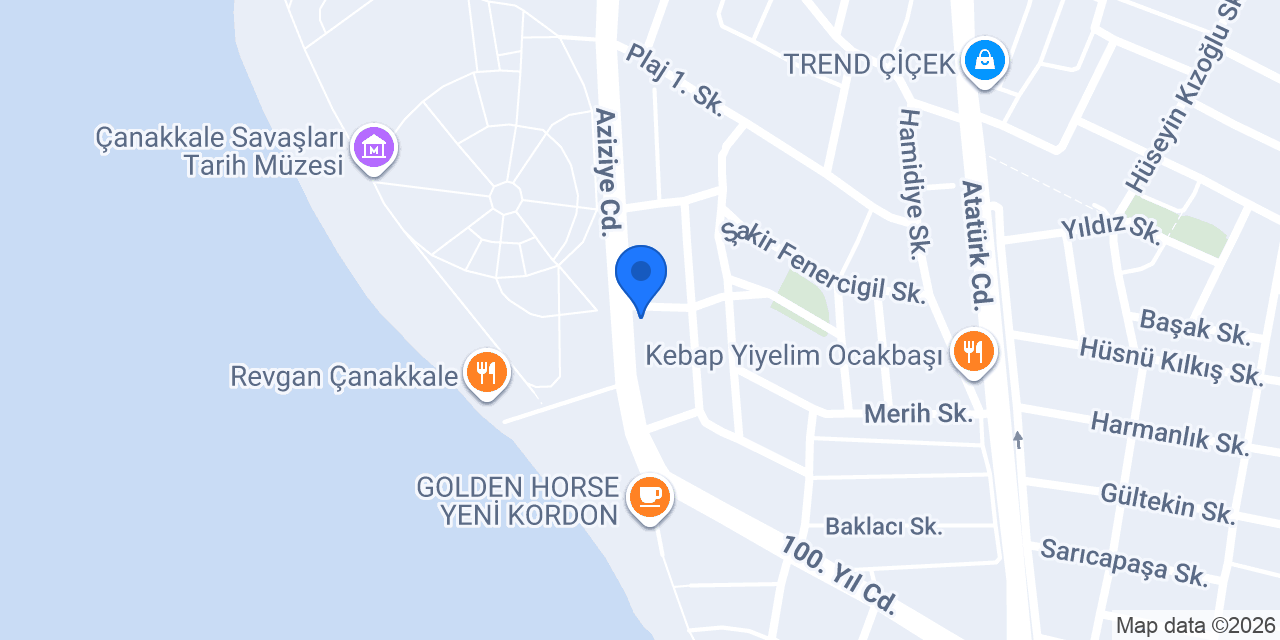 Şevk-Et SteakHouse konumu