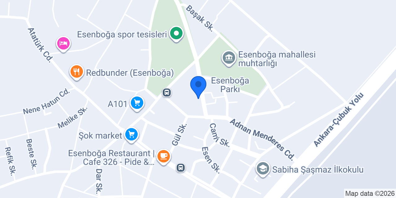 Esenboğa Çubuk Çilingir konumu