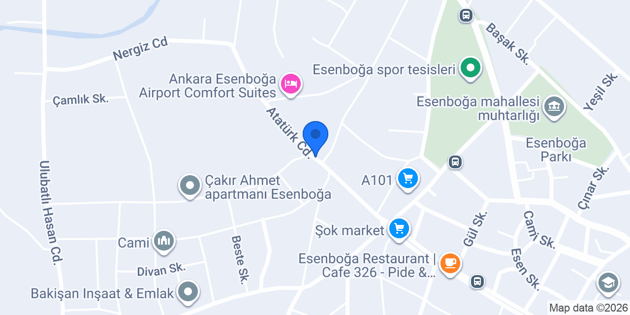 Kusva Veteriner Kliniği konumu