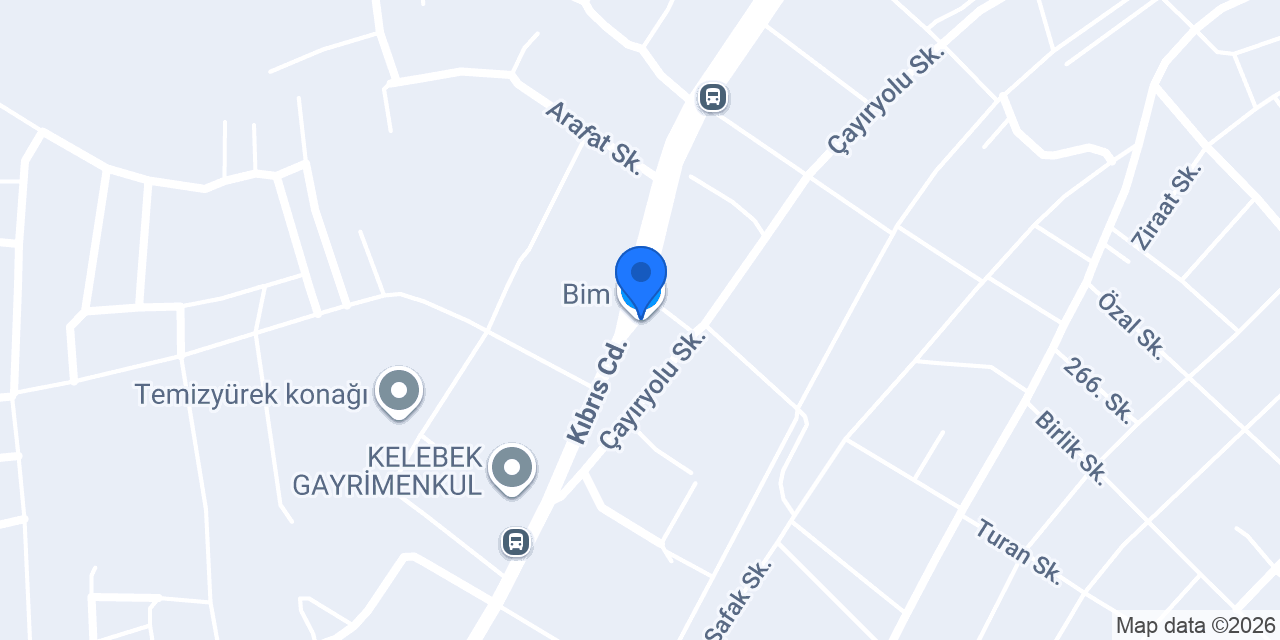 Yaka Gayrimenkul konumu