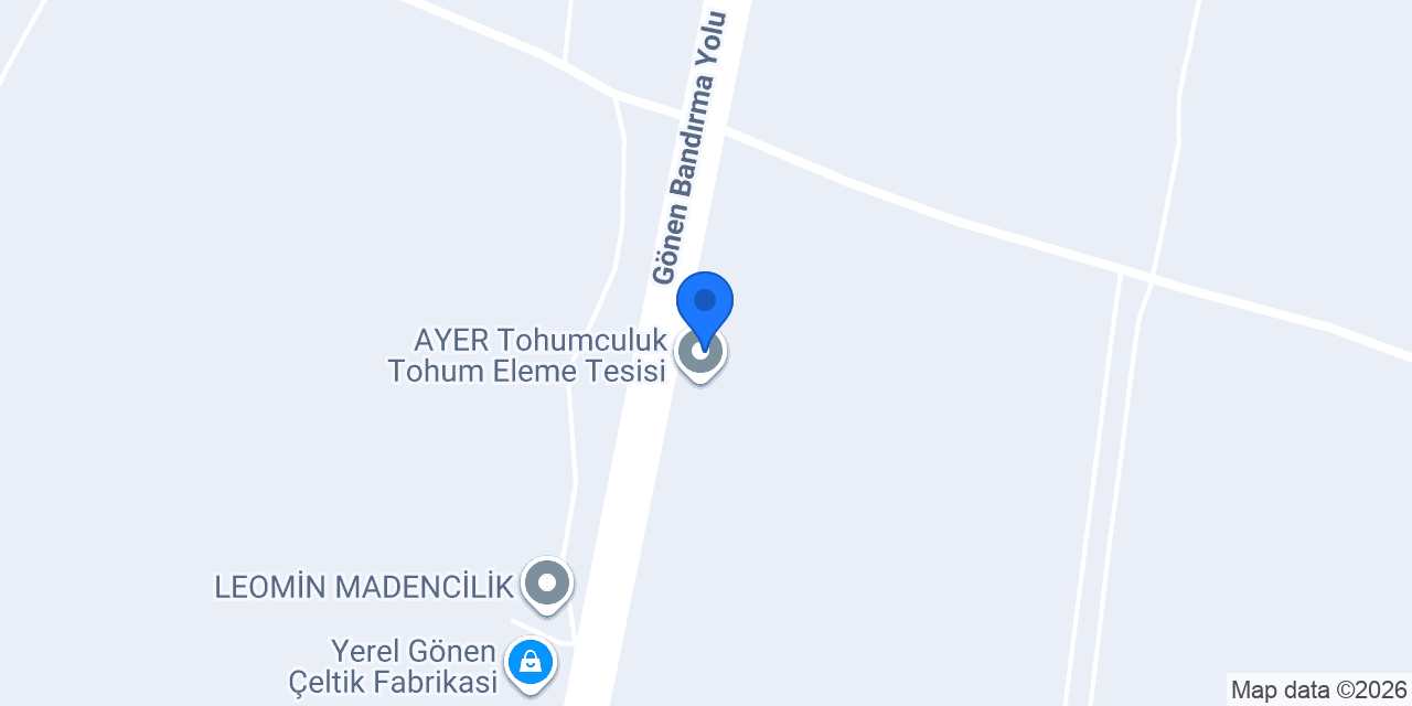 Ayer Gida & Tohumculuk konumu