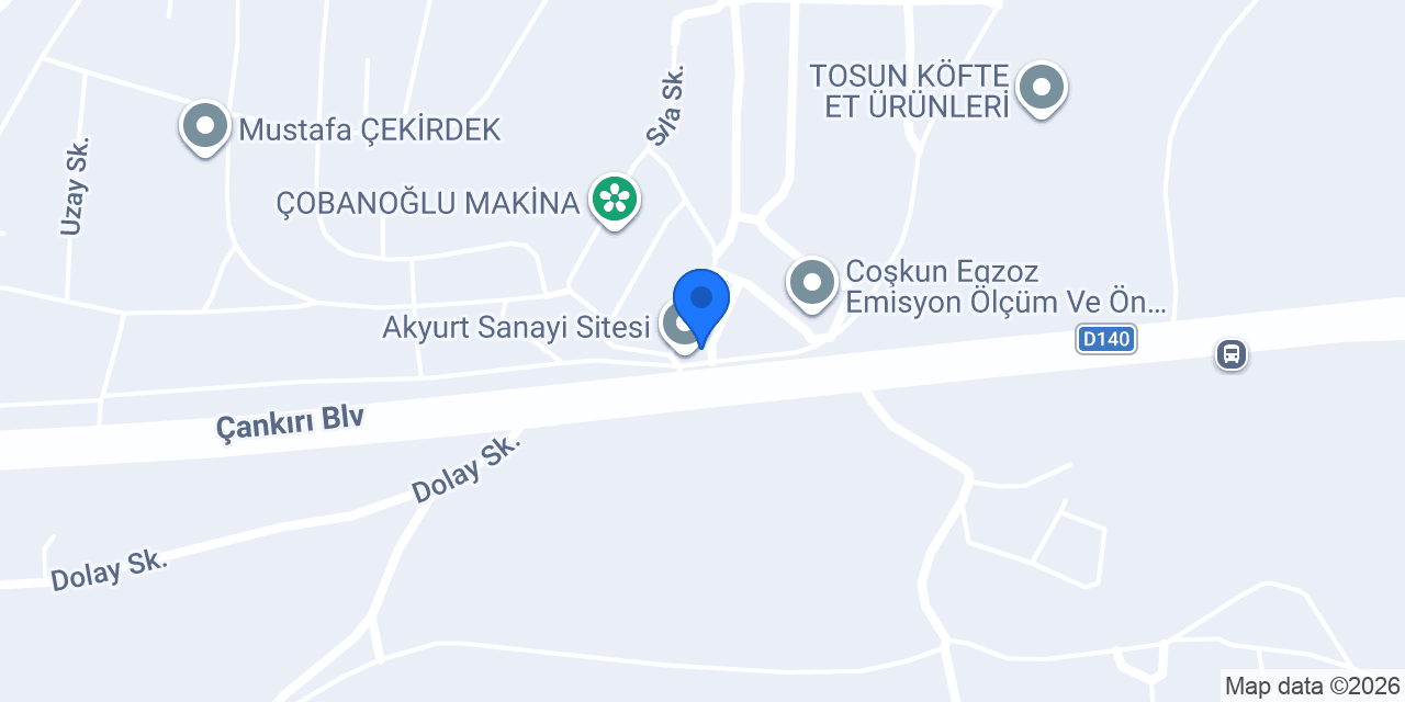 Akyurt Oto Kurtarma konumu