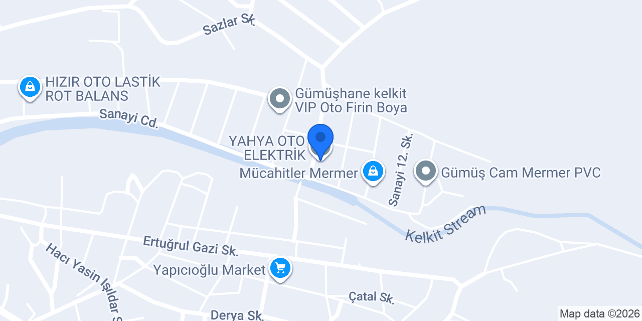 YAHYA OTO ELEKTRİK konumu