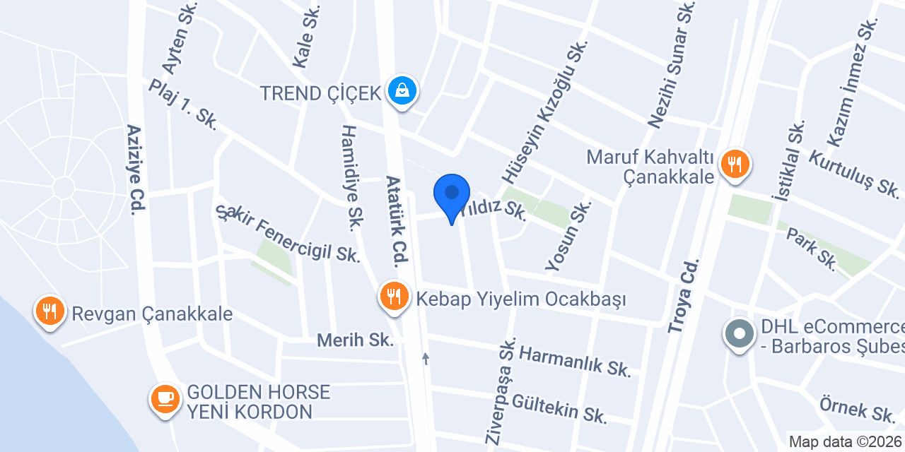 Ptt-barbaros Şubesi konumu