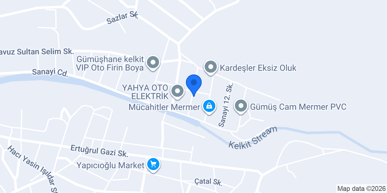 Çevik Oto Boya konumu