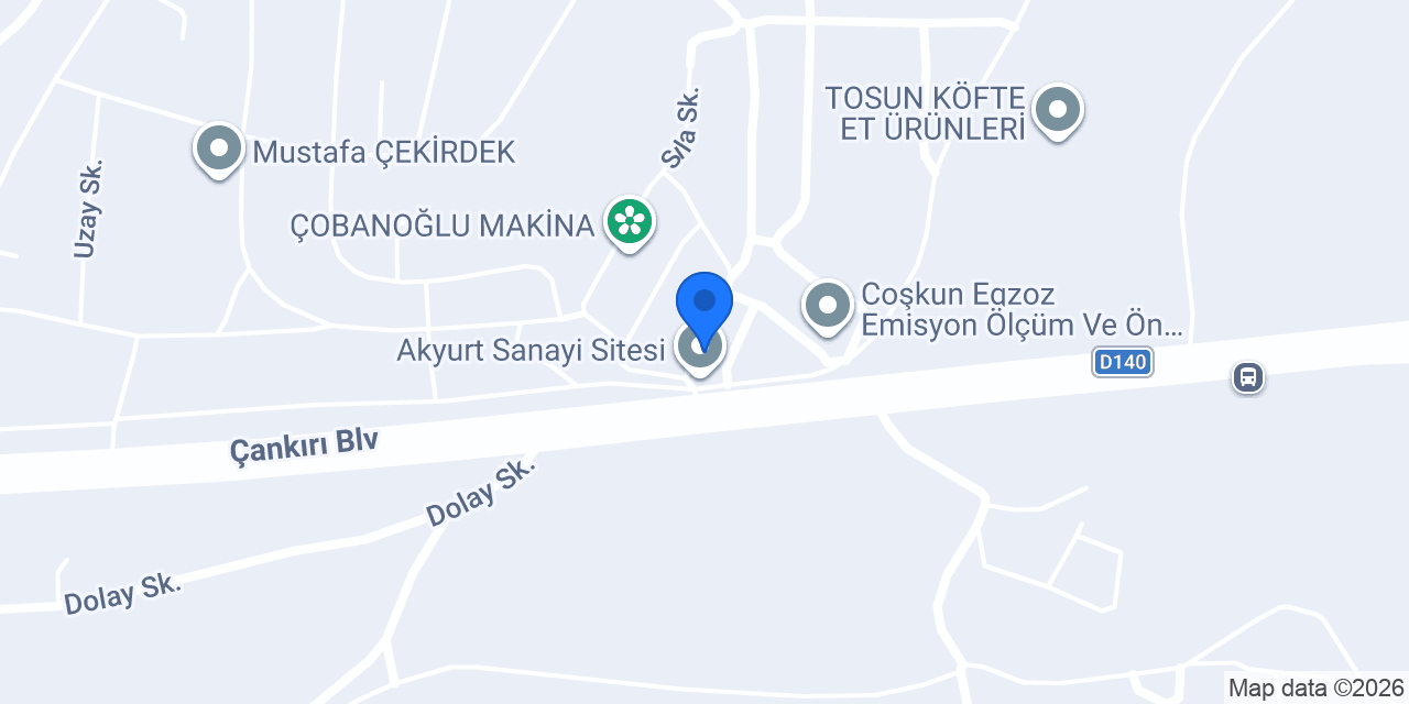 Akdoğan vinç platform konumu