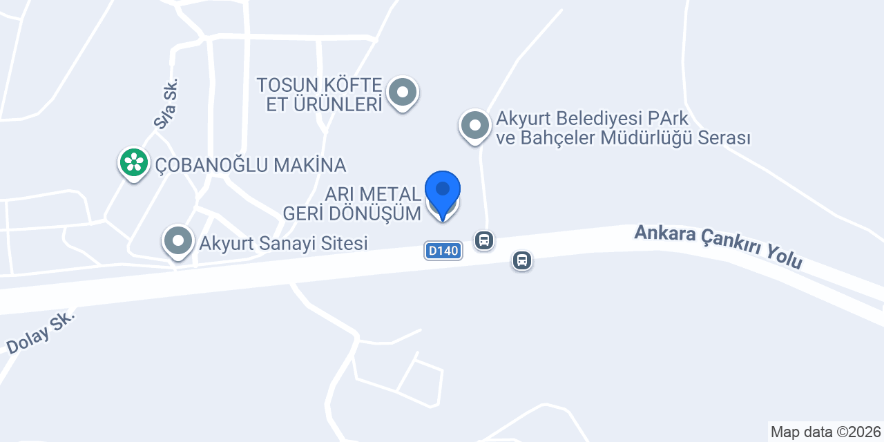 ARI METAL GERİ DÖNÜŞÜM konumu