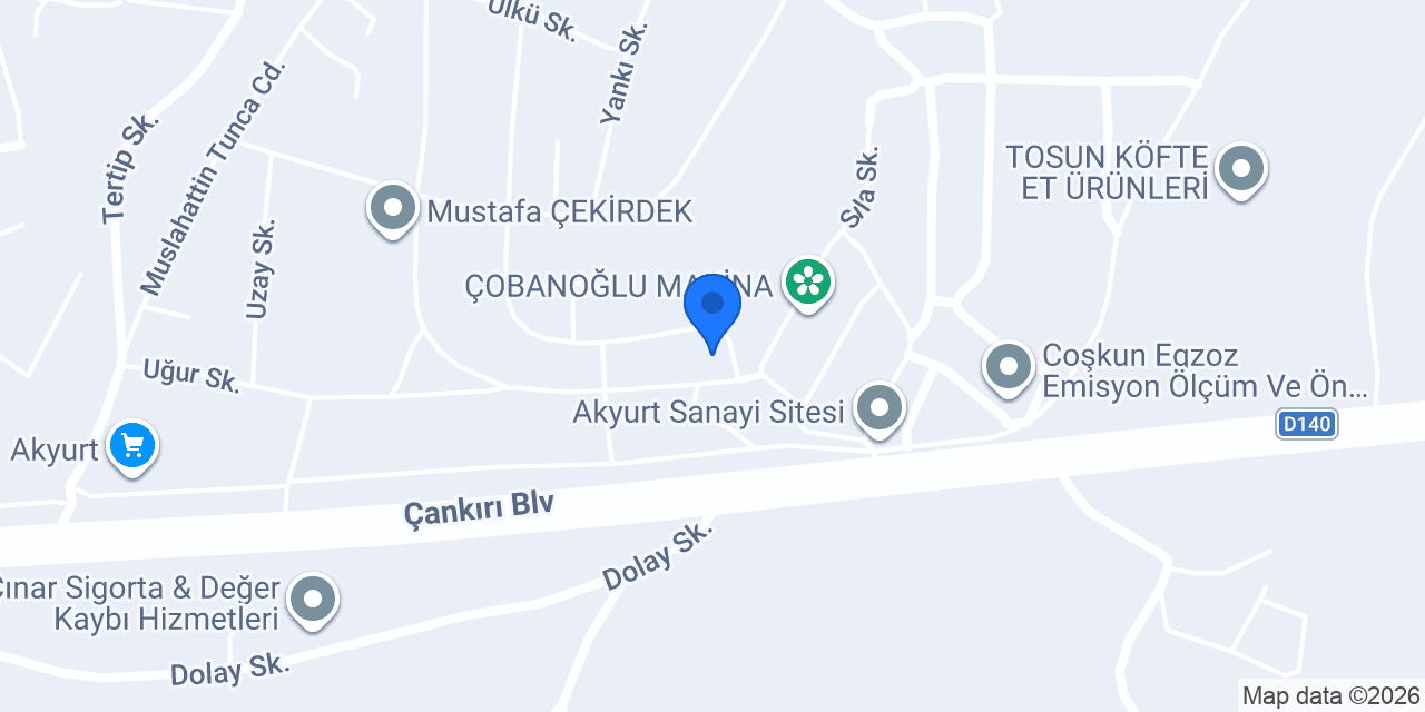 Çağlar Yapı İnşaat konumu