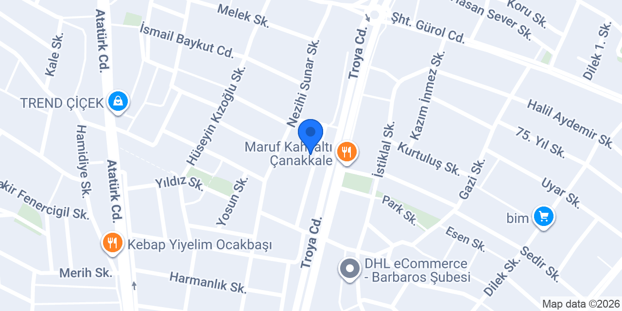 Mod Pilates Studio Çanakkale konumu