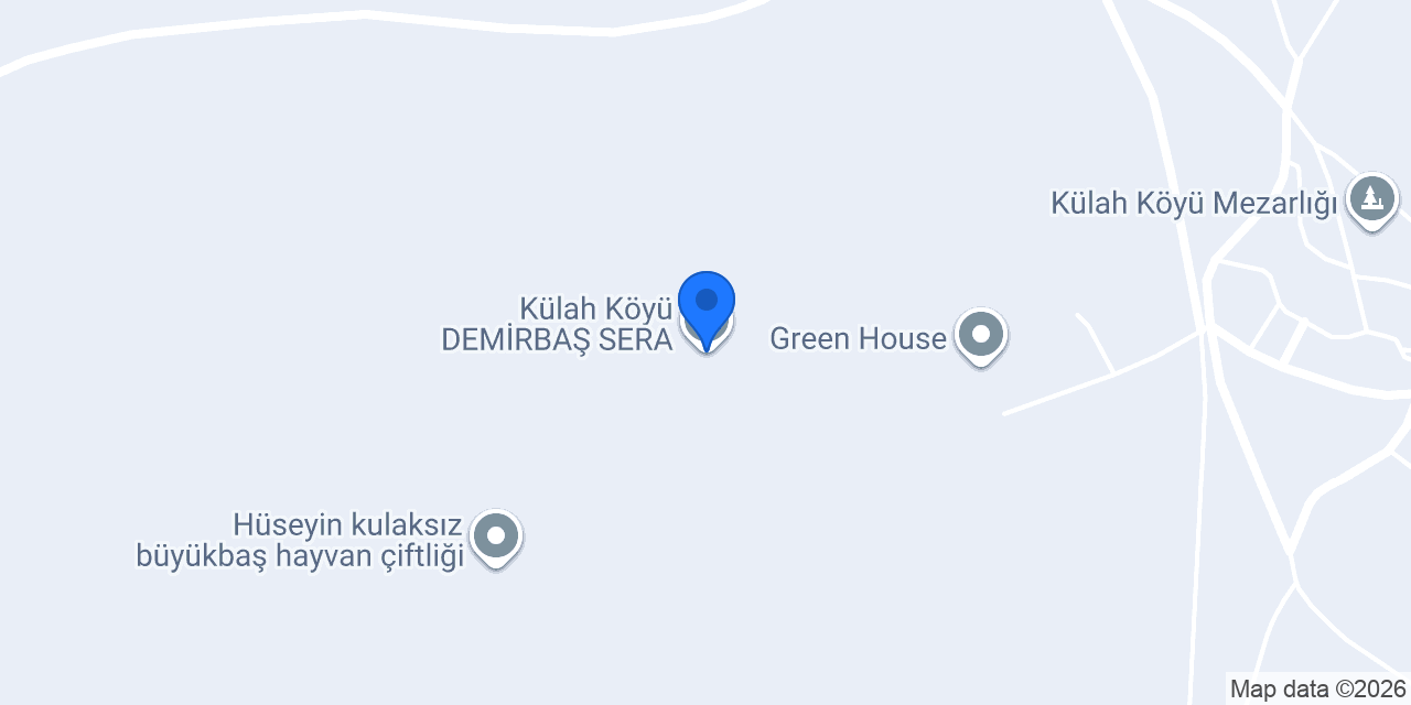 Külah Köyü DEMİRBAŞ SERA konumu