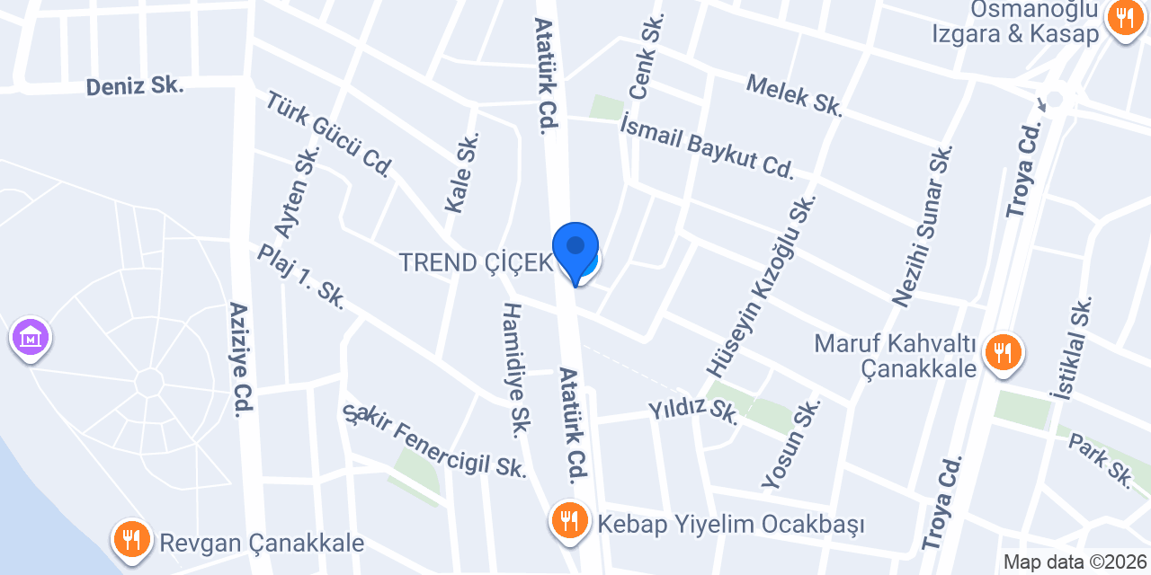Troia Döner konumu