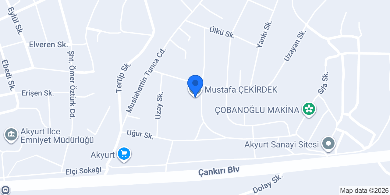 Mustafa ÇEKİRDEK konumu