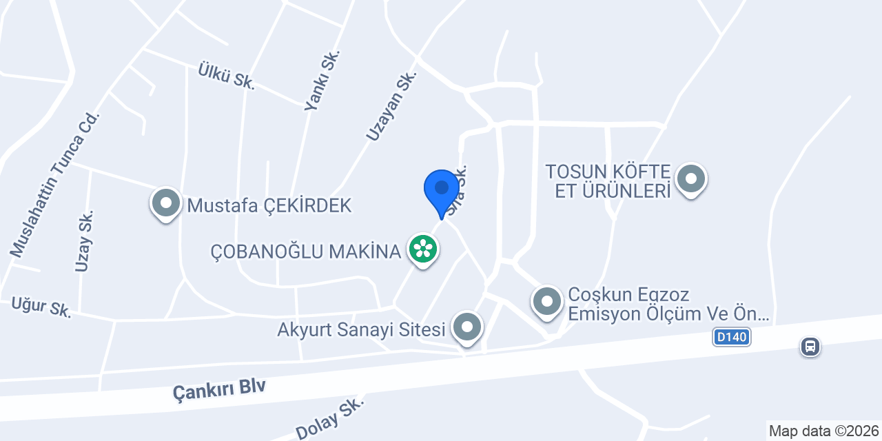 Akyurt ismail usta (filinta) konumu