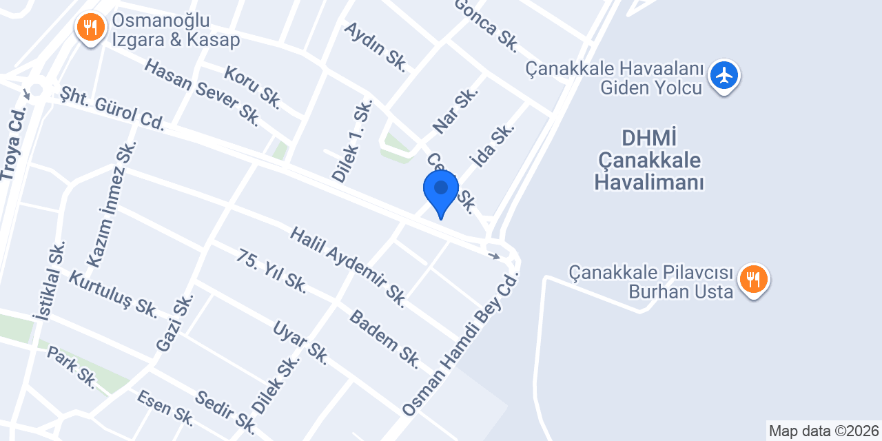 Marmara Grup OSGB Çanakkale konumu