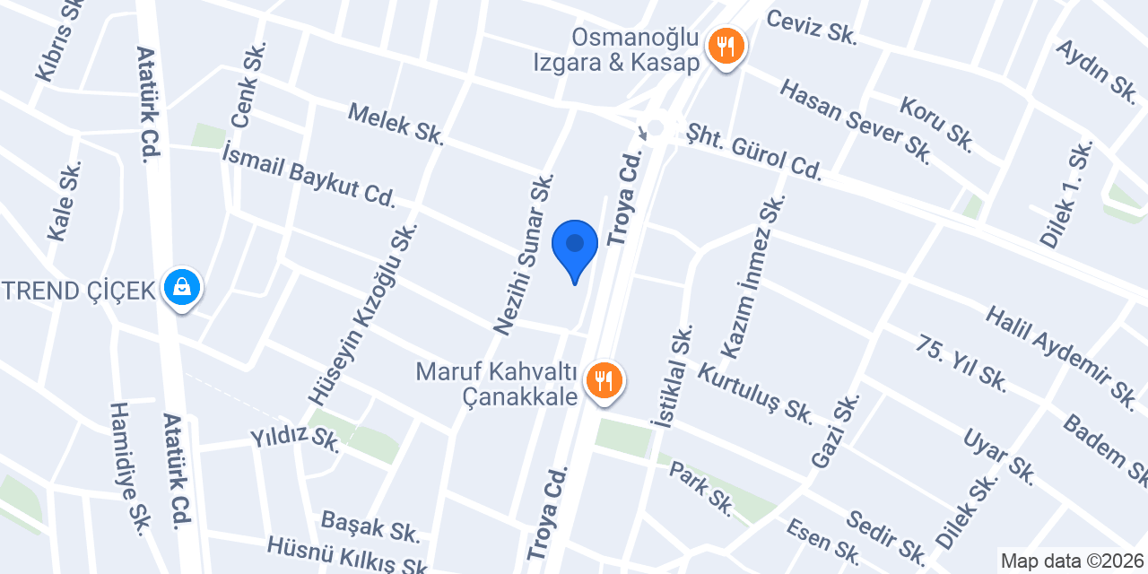 Zeplin Car Rental konumu