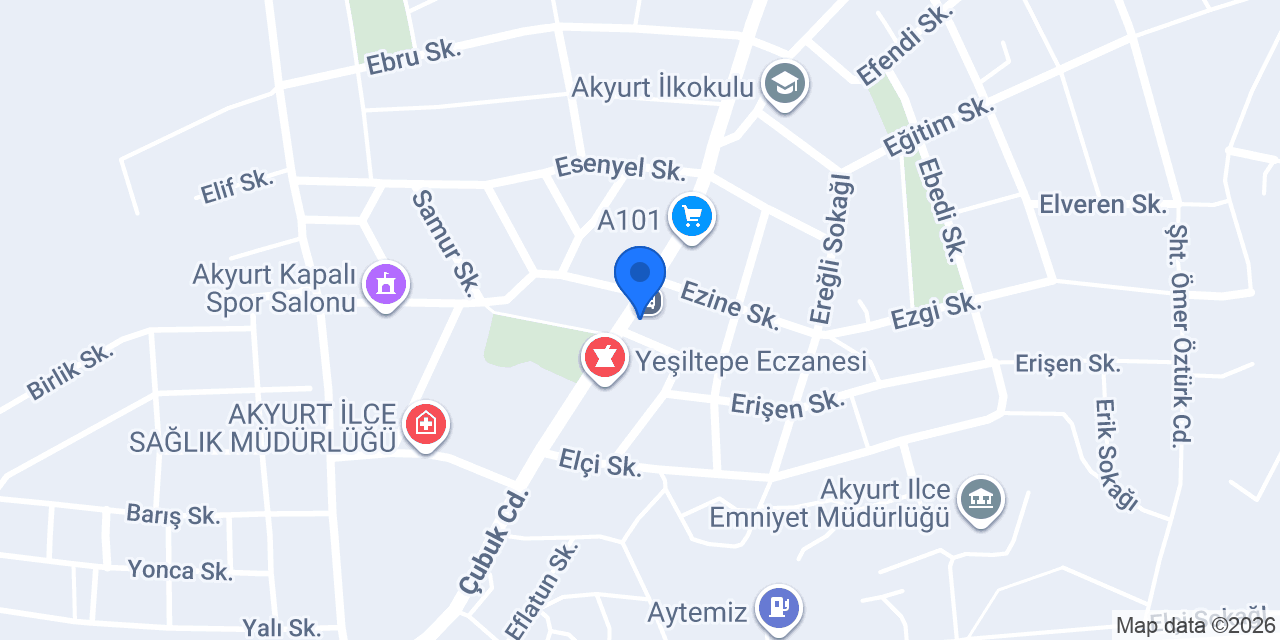 Asya Fırın Market & Cafe Yeşiltepe konumu