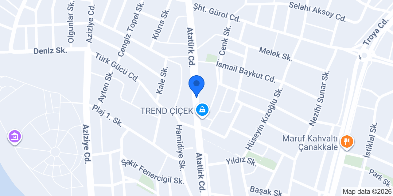 Samanoğlu Kasabı Çanakkale konumu