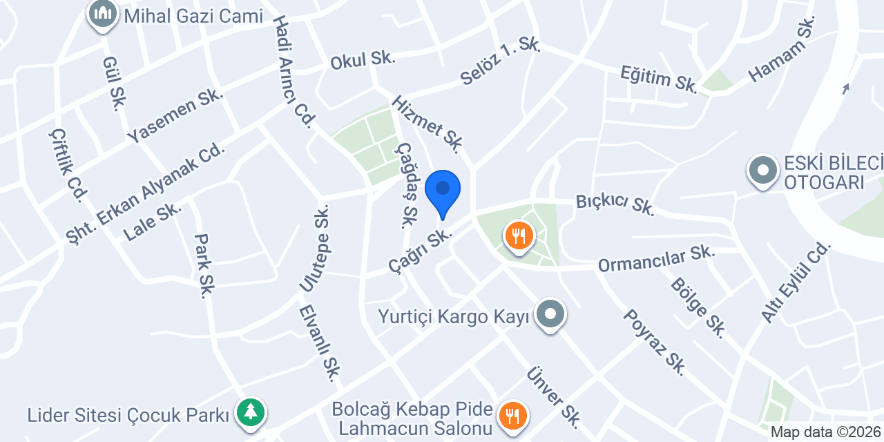 Bilecik Elektronik Anahtar konumu