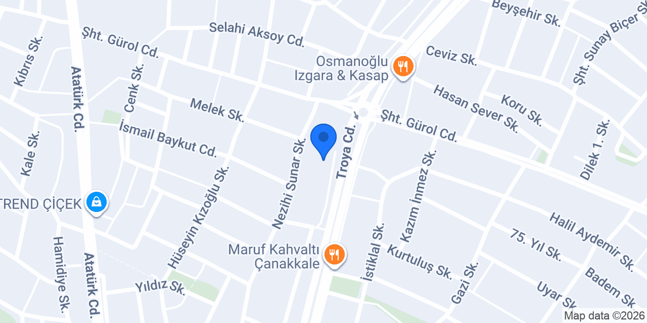 çanakkale pissapizza konumu