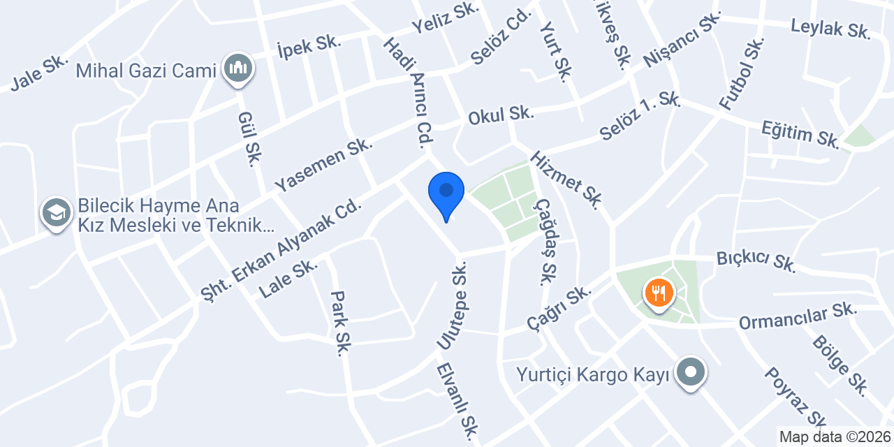 Bilecik Lastikçi konumu