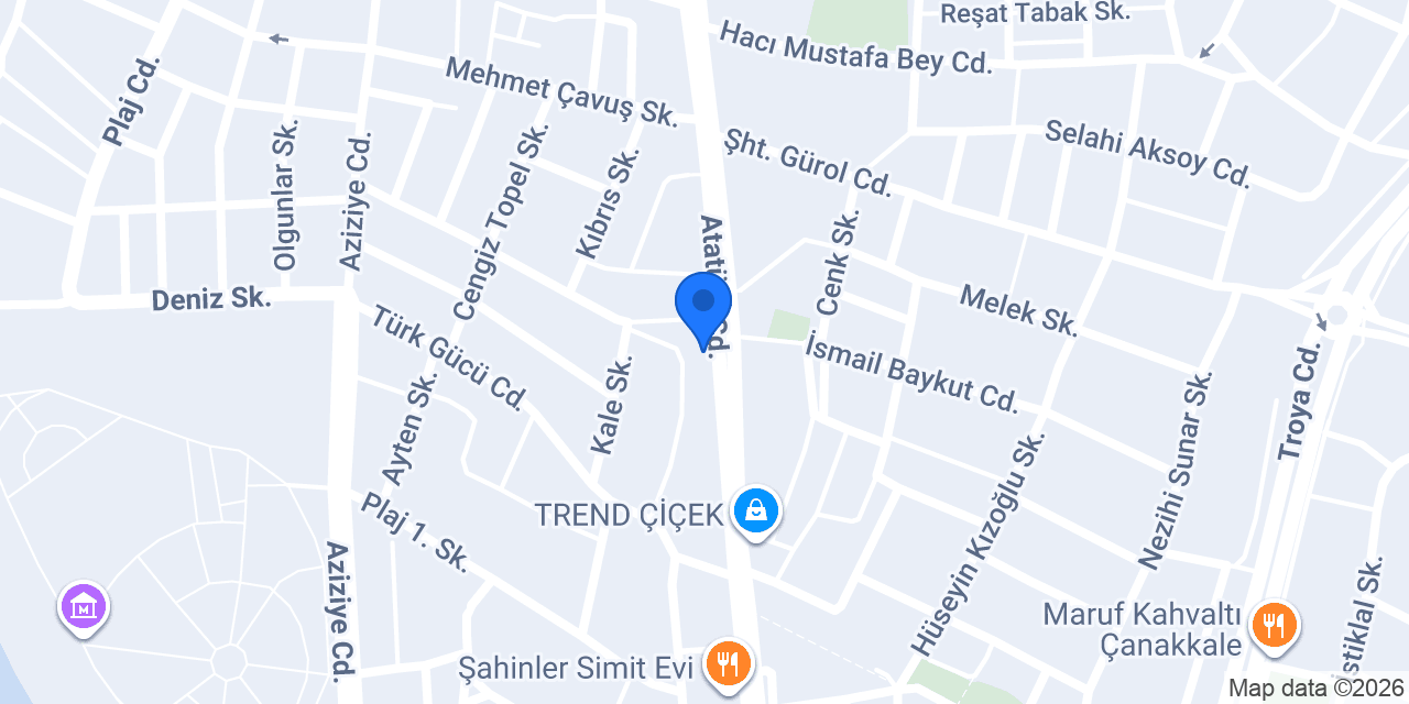 Mutlu Mobilya konumu
