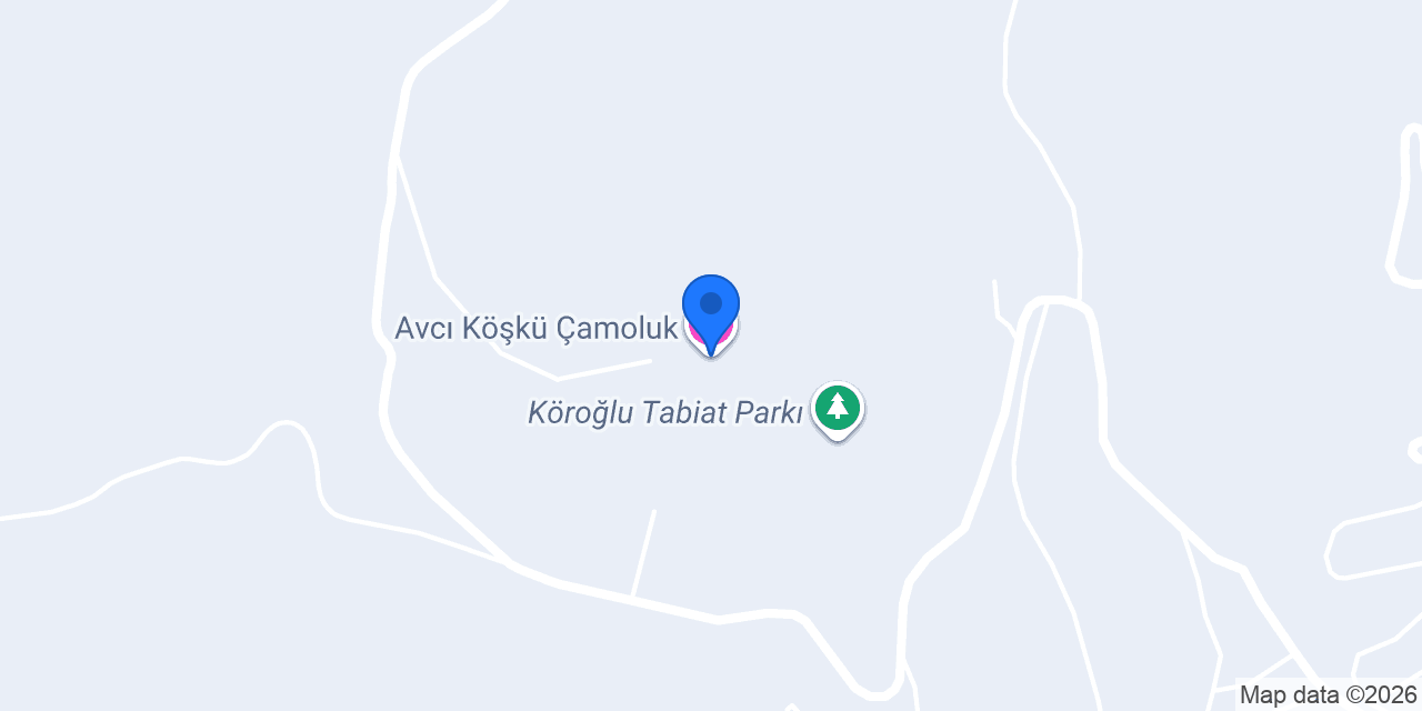Avcı Köşkü Çamoluk konumu