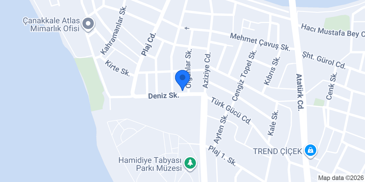 Çetin Elektrik Çanakkale konumu