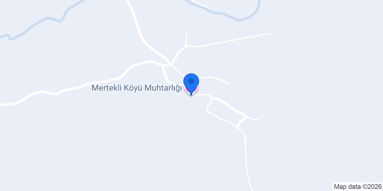 Mertekli Köyü Muhtarlığı konumu