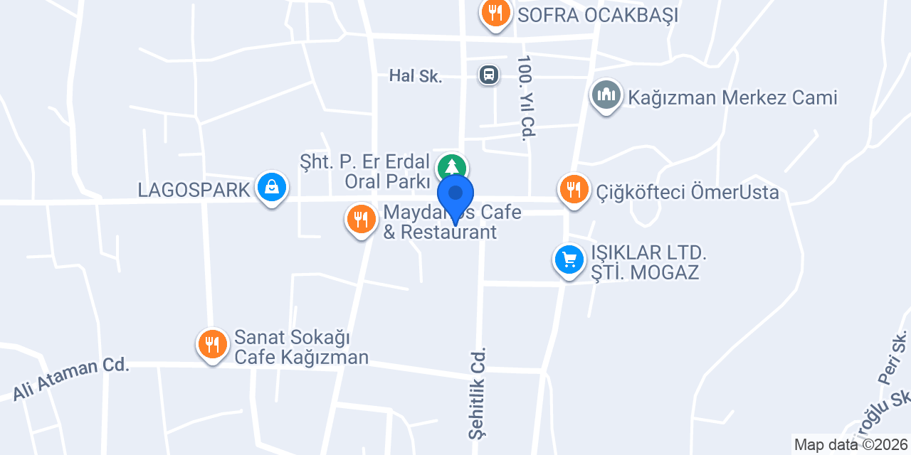 Sefa Çorba Evi Kağızman konumu