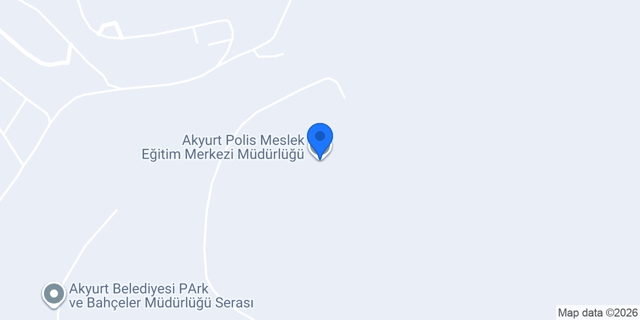 Akyurt Polis Meslek Eğitim Merkezi Müdürlüğü konumu