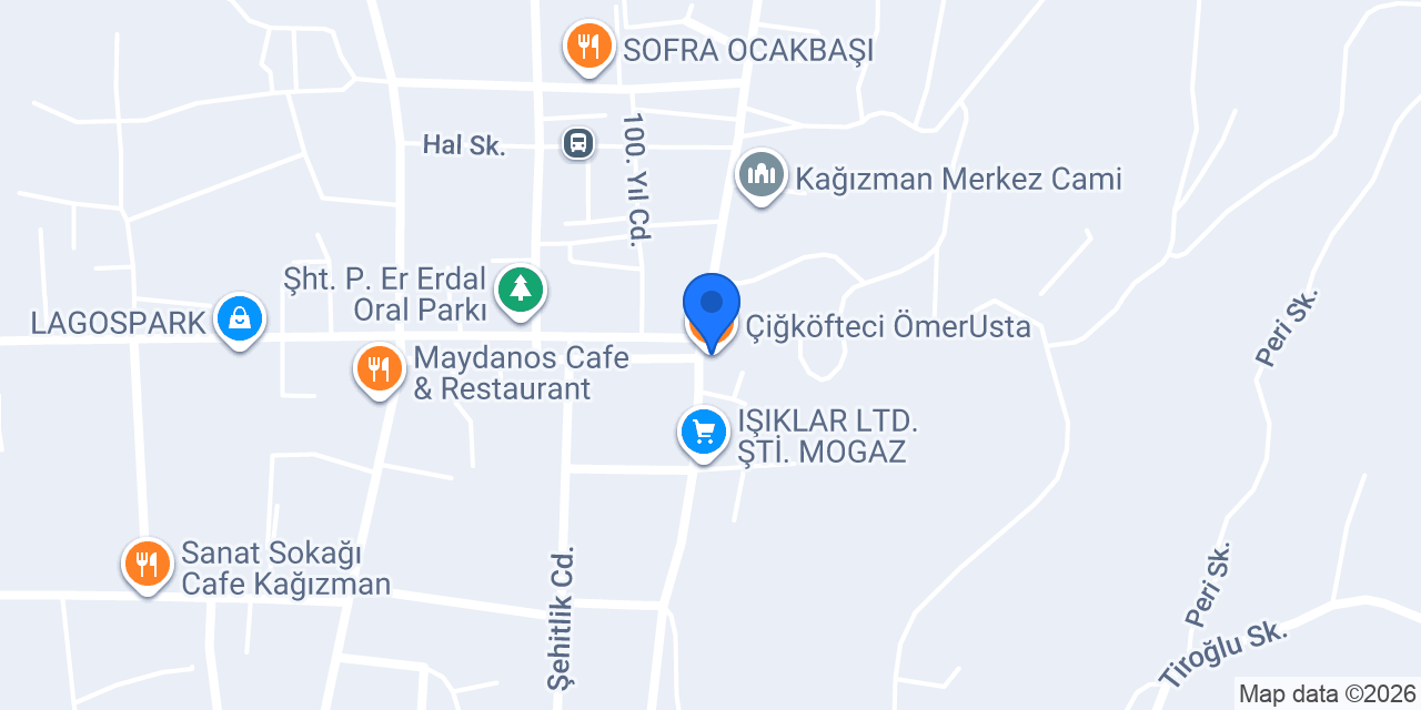 Çiğköfteci ÖmerUsta konumu