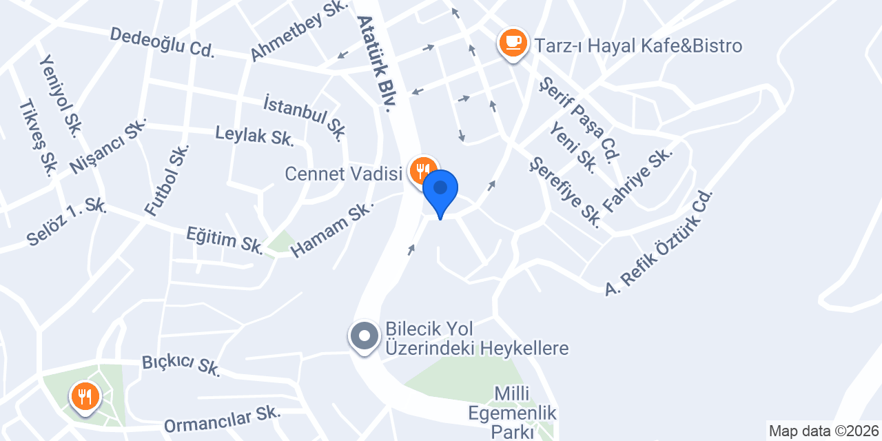 EVHALİ AVM konumu