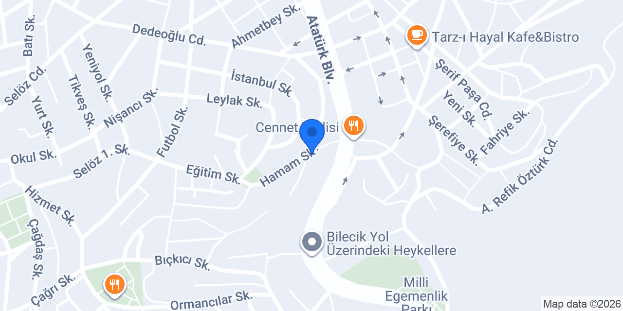 BİLECİK ÇİÇEK konumu