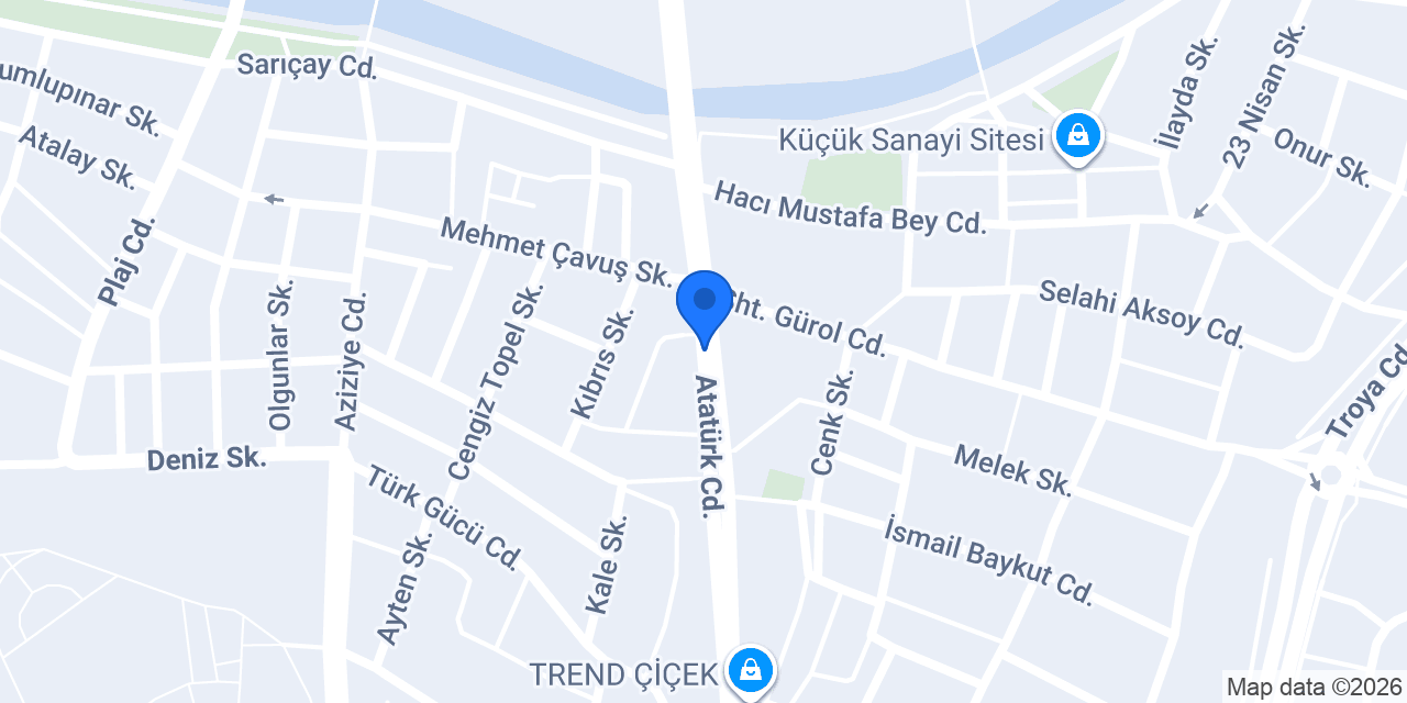 Eminevim Çanakkale Şube konumu