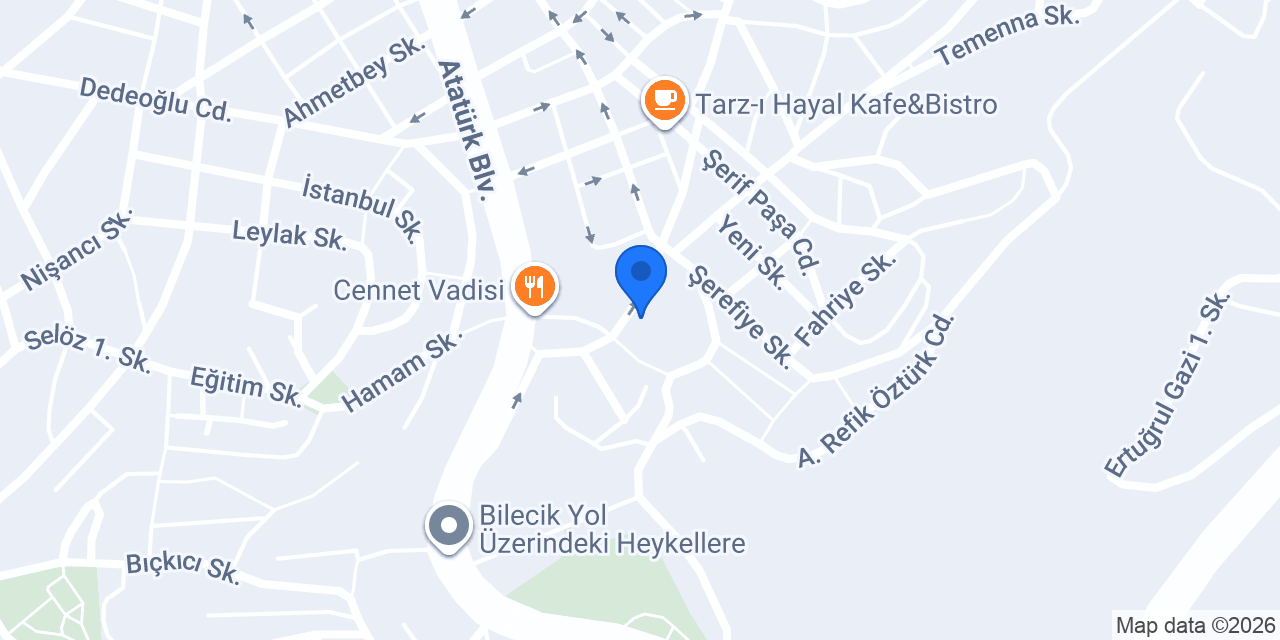 Bilecik Emniyet Müdürlüğü konumu