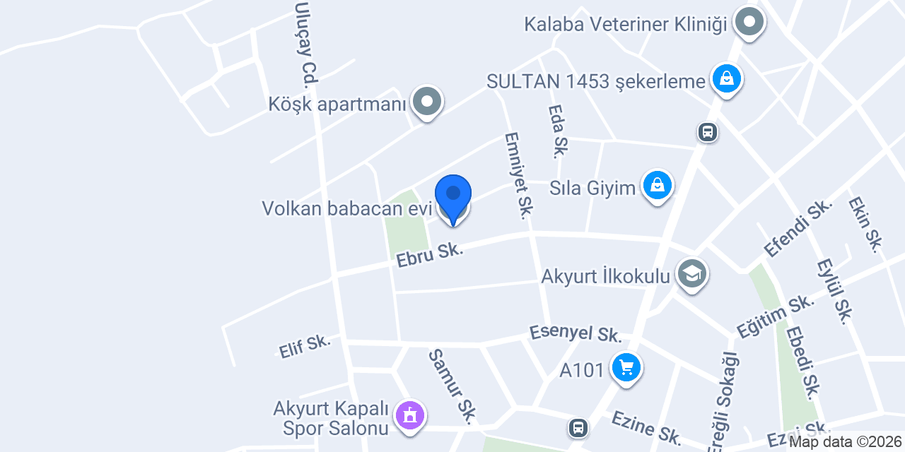 Volkan babacan evi konumu